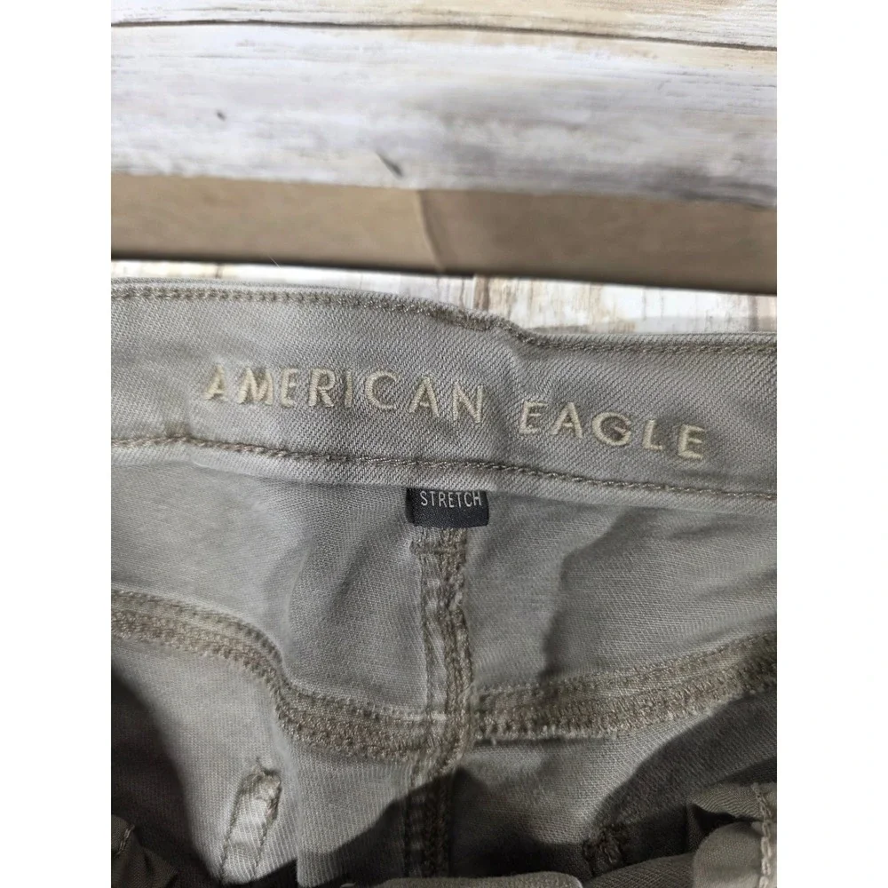 American Eagle Women Lot‎ 10 Super Stretch Black Jeggings & 12 Reg. Green Jeans - Picture 14 of 16